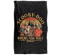 (91cm x 147cm, Multicoloured) Scooby Doo Mountain Scene Soft Touch Blanket