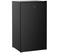 91L Freestanding Under Counter Fridge with Reversible Door Black - Black - Homcom
