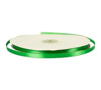 91m x 6mm Thin Dark Green Ribbon Christmas Ribbon for Gift Wrapping, 1/5 inch Slim Green Satin Ribbon for Christmas Wedding Xmas Present Cake Wrapping Hair Bow Bouquet Crafts Decorations