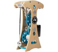 91pcs 3D Clock Model Kit, Easy Assemble Gears & Pendulum, 5-10 Min Run Time, Mechanics Physics Lovers DIY