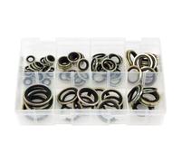 91Pcs Assorted Box of Bonded Seal Washers Dowty Washers BSP (1/8-1" BSP)
