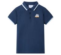 (92 (1.5-2y)) Kids' Polo Shirt School T Shirts Plain Summer Tank Top and Tees Dark Blue