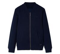 Kids' Sweatshirt with Zip Children Toddler Pullover Kids' Sweatshirt Navy vidaXL