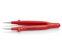 92 27 61 Tweezers 125mm tip f. Tip: sharply insulated KNIPEX