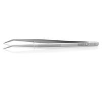 92 34 36 Tweezers 150mm CLIn: curved tip f. Tip: Sharp KNIPEX