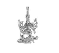 92.5% Pure Sterling Silver Goddess kali maa (Big Size) Pendant for Men & Women - AMZ 485