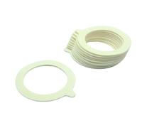 92/68 mm Silicone Seals - Fits IKEA, Kilner & Fido Jars - Pack of 10 - Gasket Rings for Airtight Preserving Pickling Canning Jar Closures - Reusable Rubber Sealing Bands