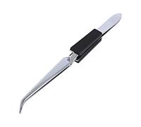 Knipex 92 95 90 Cross-Over Tweezers Nickel Plated Narrow Tips Angl...