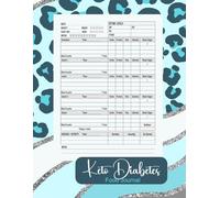 92 Days Keto Diabetes Food Journal: Nutrition Tracker for Food, Blood Sugar, Ketones, GKI, Medication/Insulin, Includes Weight, Sleep, Exercise, and More - Large Print 8.5"x 11", 105 Pages.