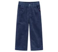vidaXL Navy Corduroy Pants for Kids - Comfortable and Durable Casual Wear for Children - Machines Washable