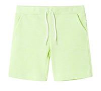(92) Kids' Shorts with Drawstring Kids Pants Elasticated Waist Shorts Neon Yellow