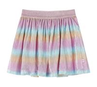 (92) Kids' Skirt Girls Skater Skirt Children Short Skirt Rainbow Print Multicolour