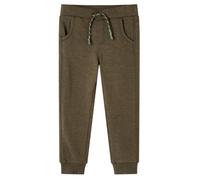 (92) Kids' Sweatpants Children's Trousers Sports Tracksuit Jogger Khaki Melange