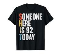 92 Year Old Decorations Men Women Gag Funny 92nd Birthday T-Shirt