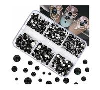 920Pcs SS4-SS16 Round Diamond+60Pcs Mixed Shapes Rhinestone Set 3D Flatback Pink/Clear Nail Crystal Christmas Manicure Glass for Nail and Face Art, Craft Decoration(13)