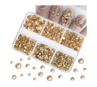 920Pcs SS4-SS16 Round Diamond+60Pcs Mixed Shapes Rhinestone Set 3D Flatback Pink/Clear Nail Crystal Christmas Manicure Glass for Nail and Face Art, Craft Decoration(11)