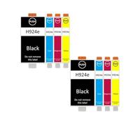 924E 924XL 924 Ink Cartridge Compatible For HP OfficeJet Pro 8135e 8134e 8132e 8122e 8124e 8125e 8120e 8130e Printer(EU. 2Set)