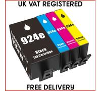 924e Ink Cartridges Compatible with HP OfficeJet Pro 8122e (Set of 4)