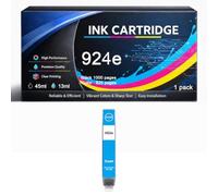 924XL 924E Ink Cartridge Compatible for HP 924XL 924e 924 High Yield Work with OfficeJet Pro 8120 8120e 8122e 8123 8130 8130e 8135e 8138e 8139e Printers