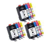924XL Ink Cartridge ，Compatible With HP OfficeJet Pro 8120 8122e 8124e 8125e 8130 8132e 8134e 8135e Inkjet Printer(3SET(12PC))