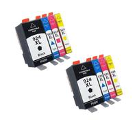 924XL Ink Cartridge ，Compatible With HP OfficeJet Pro 8120 8122e 8124e 8125e 8130 8132e 8134e 8135e Inkjet Printer(2SET(8PC))