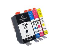 924XL Ink Cartridge ，Compatible With HP OfficeJet Pro 8120 8122e 8124e 8125e 8130 8132e 8134e 8135e Inkjet Printer(1SET(4PC))