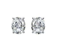 925 Earrings 925 Silver Sparkling 8x10mm Pink Yellow High Carbon Diamond Stud Earrings for Women Party Fine Jewelry Gifts Elegant Design Trending Fashion Accessories