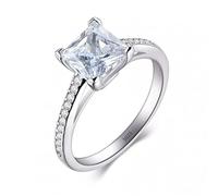 925 rings finger cut Diamond Ring for Women Engagement Wedding Fine jewelry