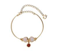 925 Silver Hetian Jade White Jade Little Fish Bracelet