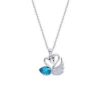 925 Silver Swan Necklace Accessories Women'S Jewelry Sen Clavicle Chain Pendant Send Girlfriend Birthday Gift