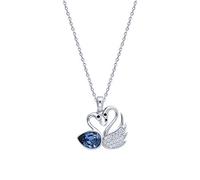 925 Silver Swan Necklace Accessories Women'S Jewelry Sen Clavicle Chain Pendant Send Girlfriend Birthday Gift