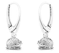 925 Solid Sterling Silver Little Hedgehog Leverback Dangle Drop Earrings For Women Girls | Handmade In UK | Gift Boxed