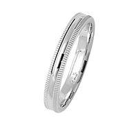 925 Sterling Silver 3mm Soft Court Comfort Men/Ladies Milgrain Wedding Band/Ring WJS29429RSM