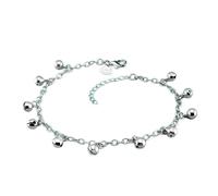 925 Sterling Silver Anklets Casual The Bell Design Silver Girl Summer Popular Silver Jewelry Solid Silver Anklets