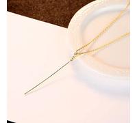 925 Sterling Silver Bar Pendant Chocker Necklaces Style Year's s Jewelry For Women Collares