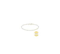 925 Sterling Silver Bracelet for Women 14K Gold Plated Beaded Bracelet Dainty Layered Link Chain with 1.7mm Beads Stack Tarnish Free Jewellery Christmas Gifts for Women Girls