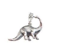 925 sterling silver brontosaurus dinosaur necklace. extinct animal charm. prehistoric ancient life paleontologist gift fossil science pendant| with 18 inch chain |silver plated |LK_PNK_03112