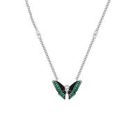 925 Sterling Silver Butterfly Necklace Female White Gold Pendant Clavicle Chain Short Tide Necklace Necklace Gift