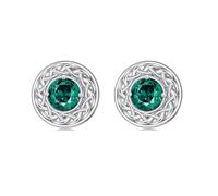 925 Sterling Silver Celtic Earrings Celtic Knot Stud Earrings for Women