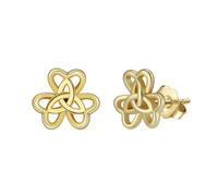 925 Sterling Silver Celtic Knot Stud Earrings Fashion For Women Men Classic Ear Stud Fine Jewelry