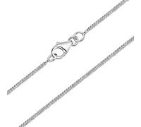 925 Sterling Silver Chain - Sterling Silver Necklace Mens Women Boys Girls - Necklace Chain - Silver Curb Chain - Lobster Clasp - Width 1.2 mm - Length 18" Inches