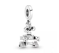 925 Sterling Silver Character Wall-e Charm for Bracelet