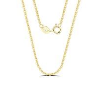 925 Sterling Silver Charm Necklace for Women 1.2Mm Rolo Chain Necklaces