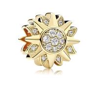 925 Sterling Silver Charms Bracelet Necklace Roses Forever Love Infinity Heart Family Charm Sparkling Star Clip Pendant Beads Jewellery Gift for Women Girls for Christmas Birthday, Zirconia silver