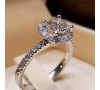 925 Sterling Silver Classic four-claw set rhinestone ring Noble multi-diamond ring diamond Engagement Ring 4ct Diamonds Stone 925 Sterling Silver Engagement Wedding Band Ring beading-supplies6