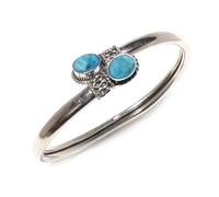 925 Sterling Silver Cuff Bracelets For Women, Genuine Larimar Gemstone Designer Bracelets, Handmade Fashion Jewellery Gifts