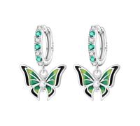 925 Sterling Silver Drop Earrings for Women Dangle Earrings with Cubic Zirconia Hypoallergenic Butterfly Earring for Women Valentine's Day Birthday Jewellery Gift