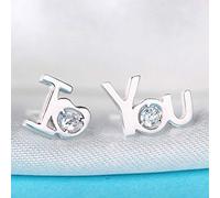 925 Sterling Silver Earrings Female Hair Ball Plush Mini Compact Simple Girl Heart Soft Sister Super Cute Cute, WOZUIMEI, Tray,