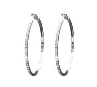 925 Sterling Silver Earrings For Women Full Dangle Round Hoop Earrings For Her Earrings Small Hoop (C, One Size)