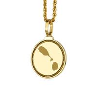 925 Sterling Silver Engraved Saint Kitts & Nevis Map Round Medallion 25mm Pendant Necklace Gold Plated City Country Travel Travler Jewellery Love Location For Men & Women Gift Jewelry |LK_EGMP_0029